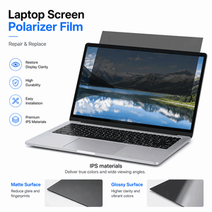 ฟิล์มโพลาไรเซอร์สำหรับจอ LCD แล็ปท็อปขนาด 16.5 นิ้ว ทนทานเป็นพิเศษ หนา 0.10 มม. มุมมอง 45 องศา และ 135 องศา เพื่อความคมชัดของจอแสดงผลสำหรับการเล่นเกม - Product Image 2