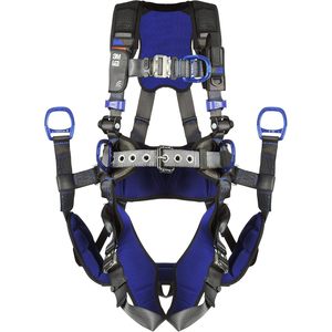 3M ExoFit X300 Safety Harness <b>Large</b> Aluminum D-Rings Quick <b>Connect</b> Buckle 1200 Kg Breaking Strength Tower Climbing Positioning - Product Image 1