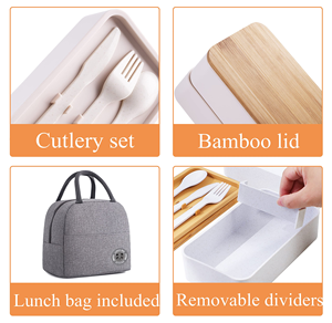 Adults <b>Lunch</b> <b>Box</b> and Drinking Cup for Men Bento <b>Box</b> <b>Lunch</b> <b>Box</b> <b>Stackable</b> Food Container with Built-in Utensil Set - Product Image 6