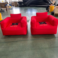 Table, chaise et canapé gonflables de marque, de haute qualité, pour la publicité, mobilier gonflable scellé, équipement gonflable pour événements