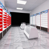 Vitrine d'affichage numérique pour magasin, présentoir de vente au détail avec éclairage LED, vitrine de produits pour centre commercial, présentoir personnalisé pour téléphones portables