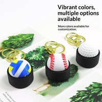 Porte-clés et pendentif de sac en plastique PLA imprimé en 3D, design moderne de ballon de basketball ou de football, jouet anti-stress