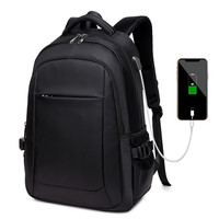 Sac de protection antivol pour ordinateur portable 15.6 pouces, étui PC chargeur USB pour hommes, sac à dos étanche pour ordinateur portable, sac à dos d'extérieur