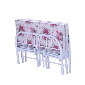 Phòng ngủ ngoài trời cắm trại căn hộ phòng khách kích thước duy nhất thiết kế mới trại linh hoạt kim loại gấp giường - Product Image 2