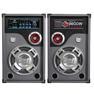 Ngoài Trời 8 Inch Mạnh Mẽ Hiệu Ứng Bass Xe Đẩy Giai Đoạn Loa Với Ánh Sáng Disco - Product Image 2