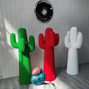 Moules de statues en résine faits à la main sur mesure, sculpture de jardin colorée grandeur nature de gros <span class=keywords><strong>cactus</strong></span> et statues d'extérieur en fibre de verre - Product Image 4