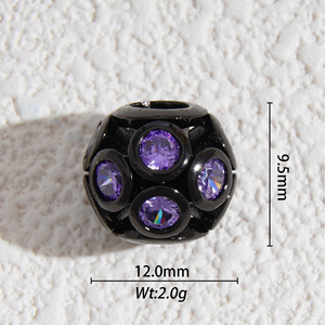 Gold-Toned Mixed Shape Jewelry Findings For <b>Bracelet</b> Making Copper Plated Geometric <b>Beads</b> And <b>Charms</b> With Dreamcatcher Star - Product Image 3