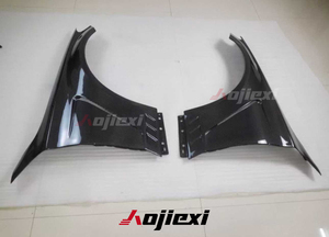 Guardabarros de Fibra de Carbono Estilo V para Mercedes Benz Clase C W205 C250 C300 AMG C43 Coupé/Sedán 2015-2021, Guardabarros Laterales con Ventilación - Product Image 6