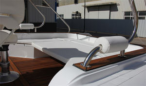 2025 Offre Spéciale 760 25ft Luxe Hypalon Deep V <span class=keywords><strong>Bateau</strong></span> en fibre de verre Coque <span class=keywords><strong>rigide</strong></span> Rib InflatableYacht avec auvent rétractable - Product Image 3