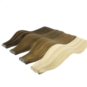 Extensiones de <span class=keywords><strong>Cabello</strong></span> Tejidas a Mano de Primera Calidad, 100% <span class=keywords><strong>Cabello</strong></span> Humano Virgen Remy, Trama Invisible Tipo Mariposa, Sin Enredos, Puntas Saludables - Product Image 6