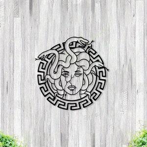 Art mural en fer forgé Méduse, mythologie grecque, motif clé, murale en métal, durable, décoration intérieure pour les passionnés, mise en valeur pour mariage, Ramadan - Product Image 4