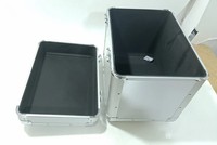 Étui pour disque vinyle CD étui de transport LP et étui de rangement CD & LP en aluminium pouvant contenir jusqu'à 50 ~ 100 disques