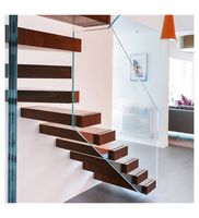 Système de garde-corps en fer et verre Prima PR Commercial moderne pour escalier extérieur et porche, résistant à la rouille et aux intempéries, avec profilé en U en alliage d'aluminium 5