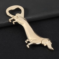 Porte-clés décapsuleur Teckel, pratique, multicolore, robuste, avec chaîne de sac, pendentif fonctionnel en alliage, cadeaux pour amateurs de bière