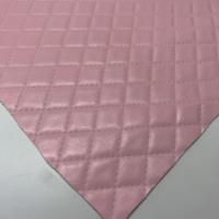 Élastique souple et imperméable en cuir synthétique gaufré en forme de diamant pour la maison Textile sièges de voiture meubles sacs à main lot de stock direct