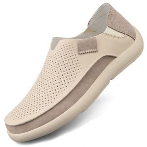 Mocassins de conduite vintage en cuir pleine fleur pour homme – Chaussures plates rétro en cuir pour homme - Product Image 4
