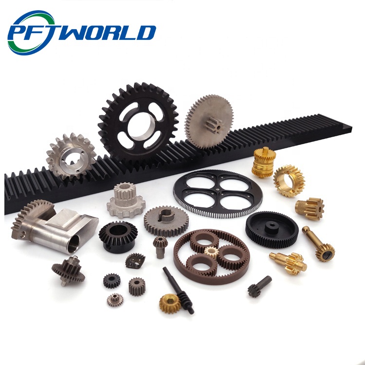 High Quality Custom Made Powder Coated Perforated CNC Machining Plastic Copper Brass Spur Metal Parts Internal Rack Pinion Gear