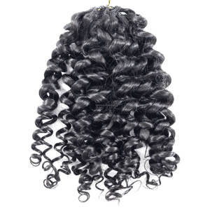 Offre Spéciale non traités Vrigin cheveux crus entièrement faits à <span class=keywords><strong>la</strong></span> main Crochet extensions de cheveux invisibilité et pas de pause nouvelle italie bouclés pour les femmes - Product Image 1