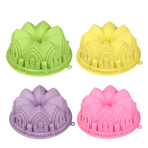 Castle Cake <b>Mold</b> Silicone Baking <b>Mold</b> Food Grade DIY Cake <b>Mold</b> For Home Use - Product Image 3