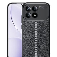 Coque de téléphone en TPU souple avec motif en cuir de litchi antidérapant pour Xiaomi 15 Redmi Note 15 14 13 Pro 15C 5G Poco X6