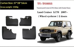 Pour <span class=keywords><strong>Toyota</strong></span> Land Cruiser <span class=keywords><strong>FJ</strong></span> 70 71 76 <span class=keywords><strong>79</strong></span> (1989-2026) – Élargisseurs d'ailes en plastique pour Land Cruiser – Pièces automobiles - Product Image 6