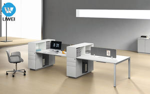 โต๊ะทำงาน/เรียน ไม้ โมเดิร์น ประกอบง่าย ดีไซน์แบบโมดูล ปรับเปลี่ยนได้ ใช้เป็นโต๊ะคอมพิวเตอร์ หมุนได้ ทนทาน เป็นมิตรกับสิ่งแวดล้อม - Product Image 2