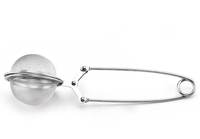 Infuseur à thé en maille d'acier inoxydable 304 avec poignée, outil domestique pour filtrer les sédiments et saupoudrer la poudre, pour feuilles de thé