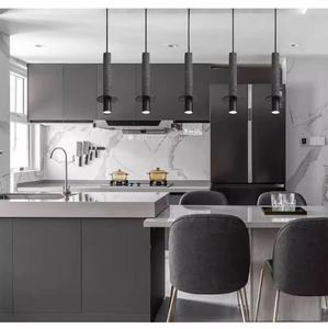 Lámpara colgante de mármol de una sola cabeza moderna minimalista nórdica, Mostrador de Bar de restaurante creativo para lámpara colgante de araña de lujo - Product Image 2