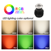 Lumière de pont ronde extérieure en acier inoxydable 12v 24v étanche Ip67 lumière enterrée à gradins lampe au sol Led lumière souterraine