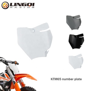 Piezas de bicicleta de Cross LINGQI, guardabarros delantero de plástico PP para KT65, componente todoterreno, cubierta de guardabarros, Protector de barro - Product Image 4