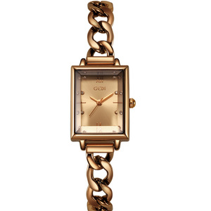 Reloj de cuarzo impermeable con brazalete de aleación para mujer, diseño creativo y exclusivo. - Product Image 5
