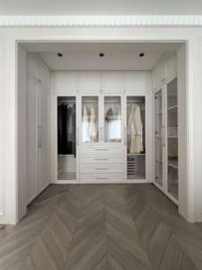 Armario de Cristal Blanco Premium Estilo Francés, Elegante para Guardarropa y Apartamentos - Product Image 6