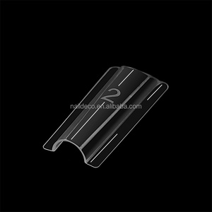 Nouveautés 120 pièces/boîte, <span class=keywords><strong>faux</strong></span> <span class=keywords><strong>ongles</strong></span> en <span class=keywords><strong>gel</strong></span> demi-couverture, modèle sandwich, étiquette personnalisée, conseils de construction rapide - Product Image 4