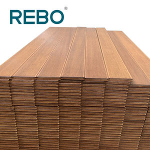 Tarima de Bambú para Exterior, Resistente al Agua, Antideslizante, de Alto Brillo, con Sistema de Clic, Carbonizada - Product Image 1