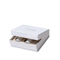 Papier d'art recyclable de taille personnalisée de luxe Cadeau d'emballage personnalisé pour soins de beauté de la peau Boîte à rabat magnétique