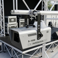 Mesin Salju Putih Profesional 1500W Proyektor Serpihan Salju Kontrol DMX512 untuk Peralatan Pesta Natal Panggung DJ Disko