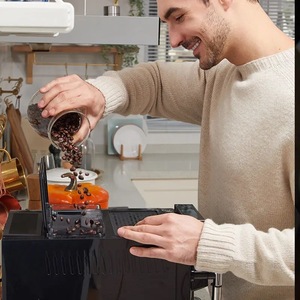Cafetera Comercial 4 en 1 Totalmente Automática, Cafetera Espresso Automática para el Hogar con Molinillo de Granos - Product Image 6