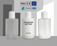 Échantillon gratuit 100-500 ml pour bouteille de shampoing en PET avec impression de logo personnalisée, bouchon à vis pour l'emballage du shampoing