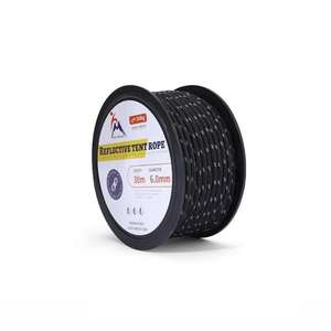 Cordon réfléchissant 850Ib 4MM 11 brins pour cordons, lanières, cordons utilitaires, cordons de parachute pour tente, camping, randonnée, survie - Product Image 4