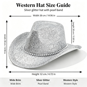 Cappelli da Cowboy Personalizzati con Basso MOQ, Cappello Estivo per Serate di Racconti a Lume di Falò, con Logo Personalizzato, Nuovo Stile all'Ingrosso per Regalo - Product Image 6