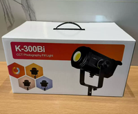 Lumière de photographie K-300Bi, 300W, LED, COB, haute puissance, lumière douce, pour diffusion en direct, éclairage d'ambiance de studio