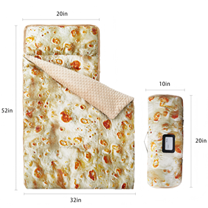 Sac de couchage pour garderie doux et confortable, drap-housse et taie d'oreiller réversible - Product Image 2