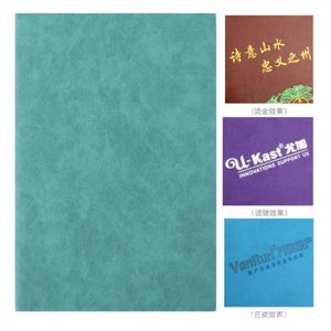 Custom Hardcover A5 Leather Notebook <b>Journal</b> 100 Sheets Gift Laser Engraved Plan Book - Product Image 4