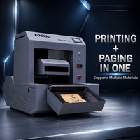 Imprimante numérique couleur monopasse avec dispositif de pagination automatique pour serviettes en papier, gobelets, boîtes à pizza et sacs en papier