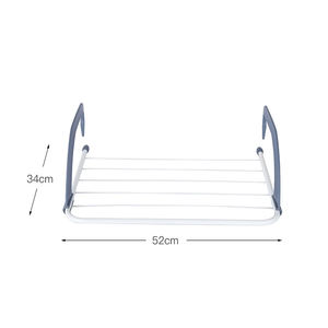 Tendedero de Ropa Plegable de Metal <span class=keywords><strong>para</strong></span> Balcón, Multifuncional, Independiente, <span class=keywords><strong>para</strong></span> Secar Toallas - Product Image 6