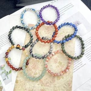 Braccialetto di Cristallo 8 mm in Vendita, Bracciali di Moda con Pietre Naturali Curative per Donne, Idee Regalo - Product Image 1