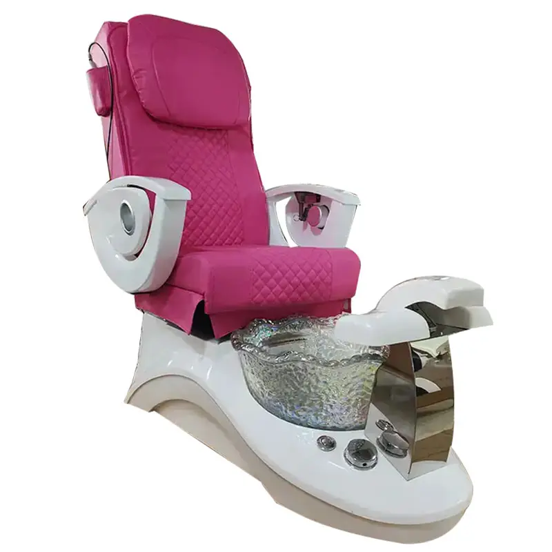 Luxury Pink pedicure chair base foot spa massage pedicure sofa chair