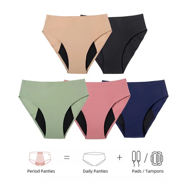 Max 55ml intimo da donna senza cuciture per mutandine da donna pantaloni mestruali a prova di perdite Super assorbimento Undies incontinenza