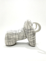 Tabouret enfant minimaliste en forme d'animal, pouf en tissu créatif en forme de taureau, chaise de jeu moderne décorative pour enfants, décoration pour hôtel et maison