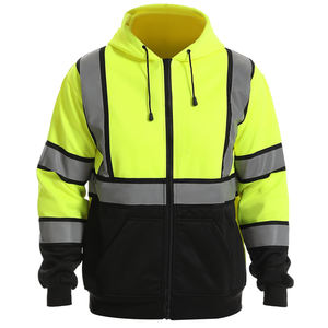 เสื้อฮู้ดทำงานแบบสะท้อนแสงขายส่งสำหรับผู้ชาย เสื้อฮู้ดนิรภัยขายดีที่สุดสำหรับงานอุตสาหกรรม - Product Image 2